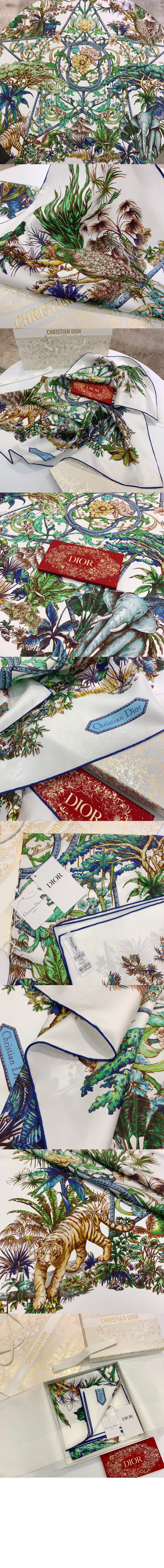 Etoile de Voyage 스퀘어 스카프 90 34YAN > 디올