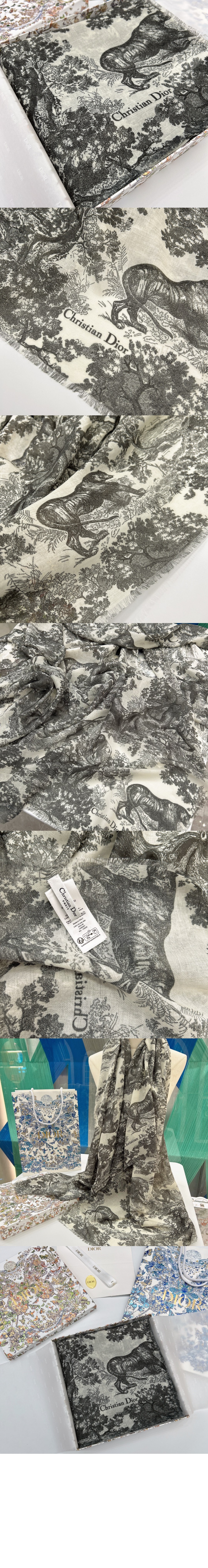 Toile de Jouy Sauvage 스톨 34JOU > 디올