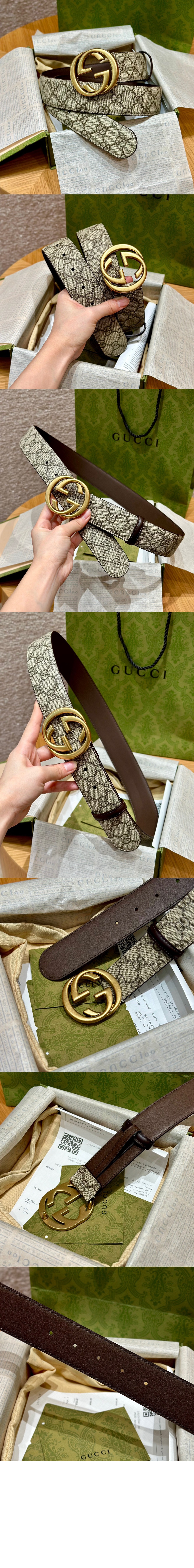 인터로킹 G 버클 벨트 774153 > 구찌