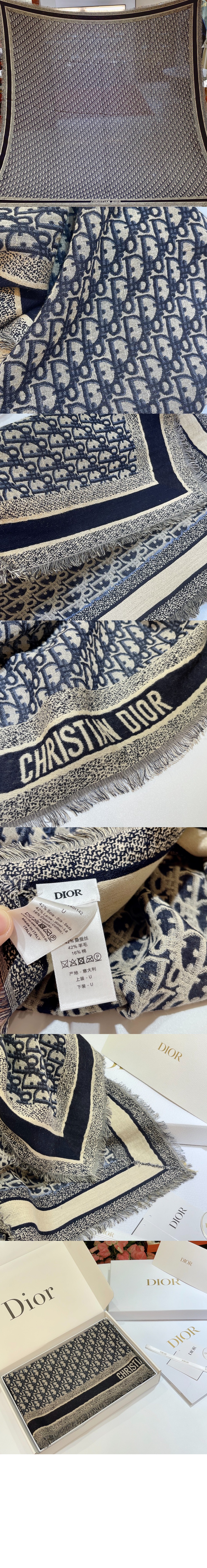 디올 Oblique 숄 12DOB > 디올