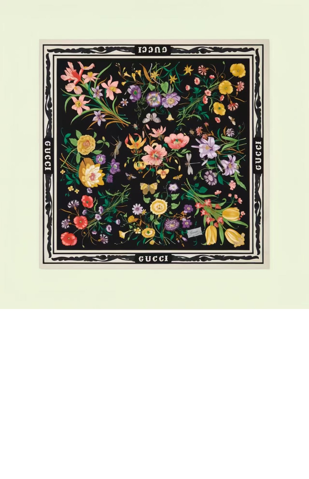 꽃 프린트 실크 스카프 699493 > Etc - 기타제품