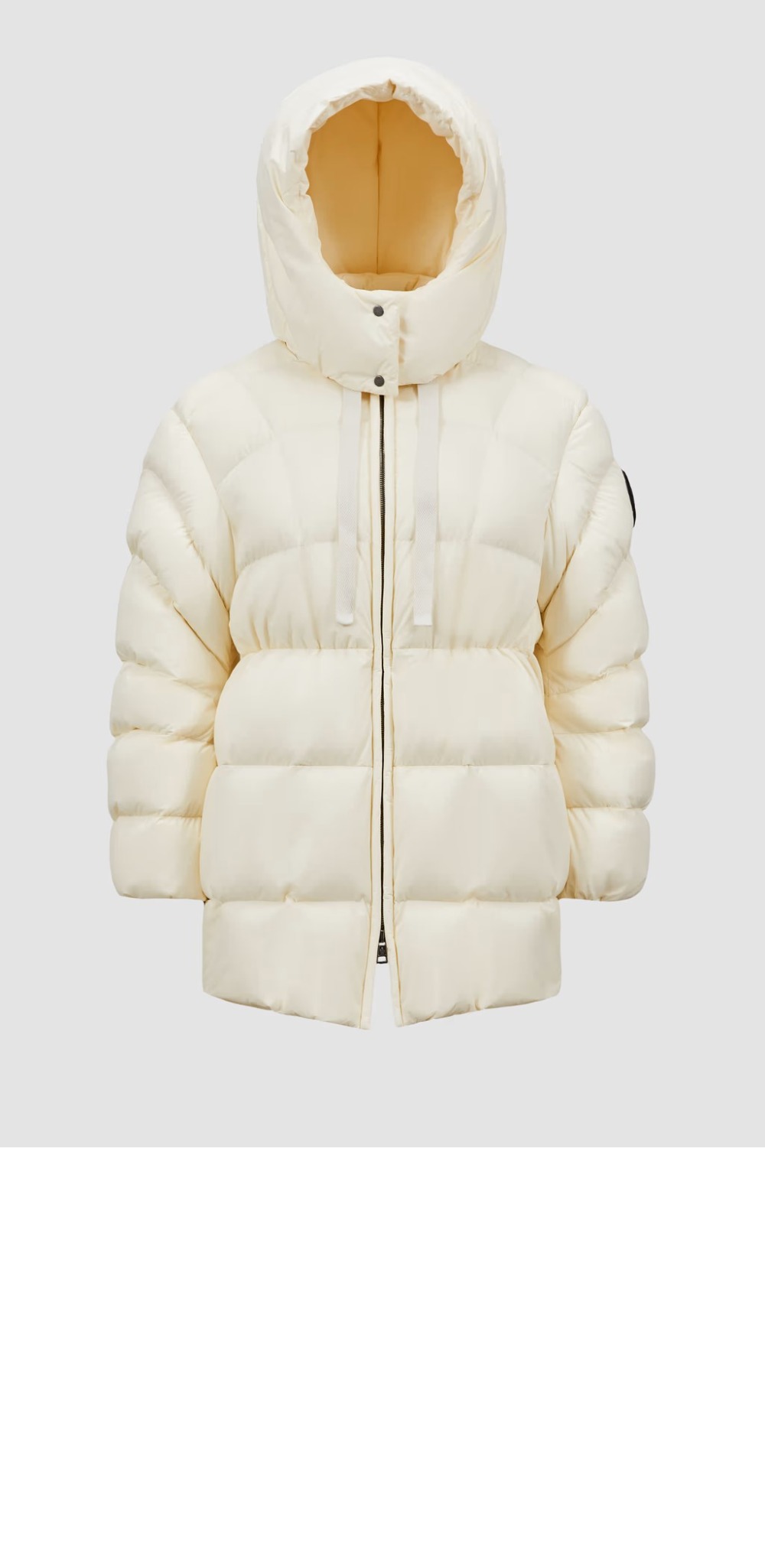 후드 미디 길이 다운 재킷 > Coat - 코트