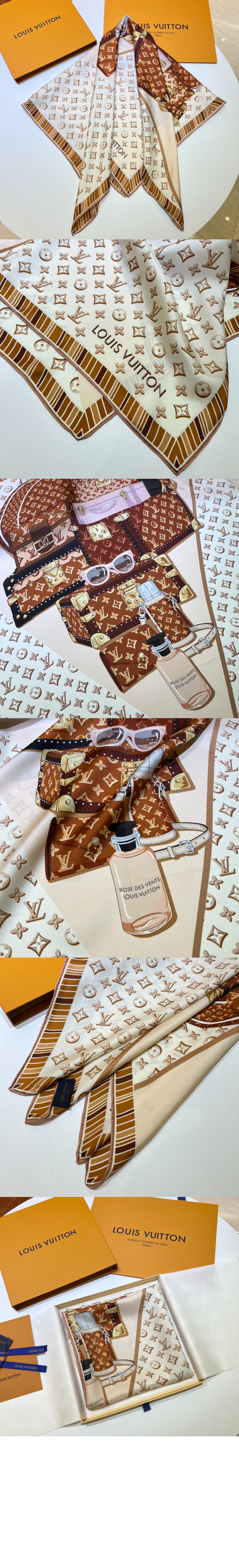 모노그램 플라워 스퀘어 90  M77802 > Etc - 기타제품