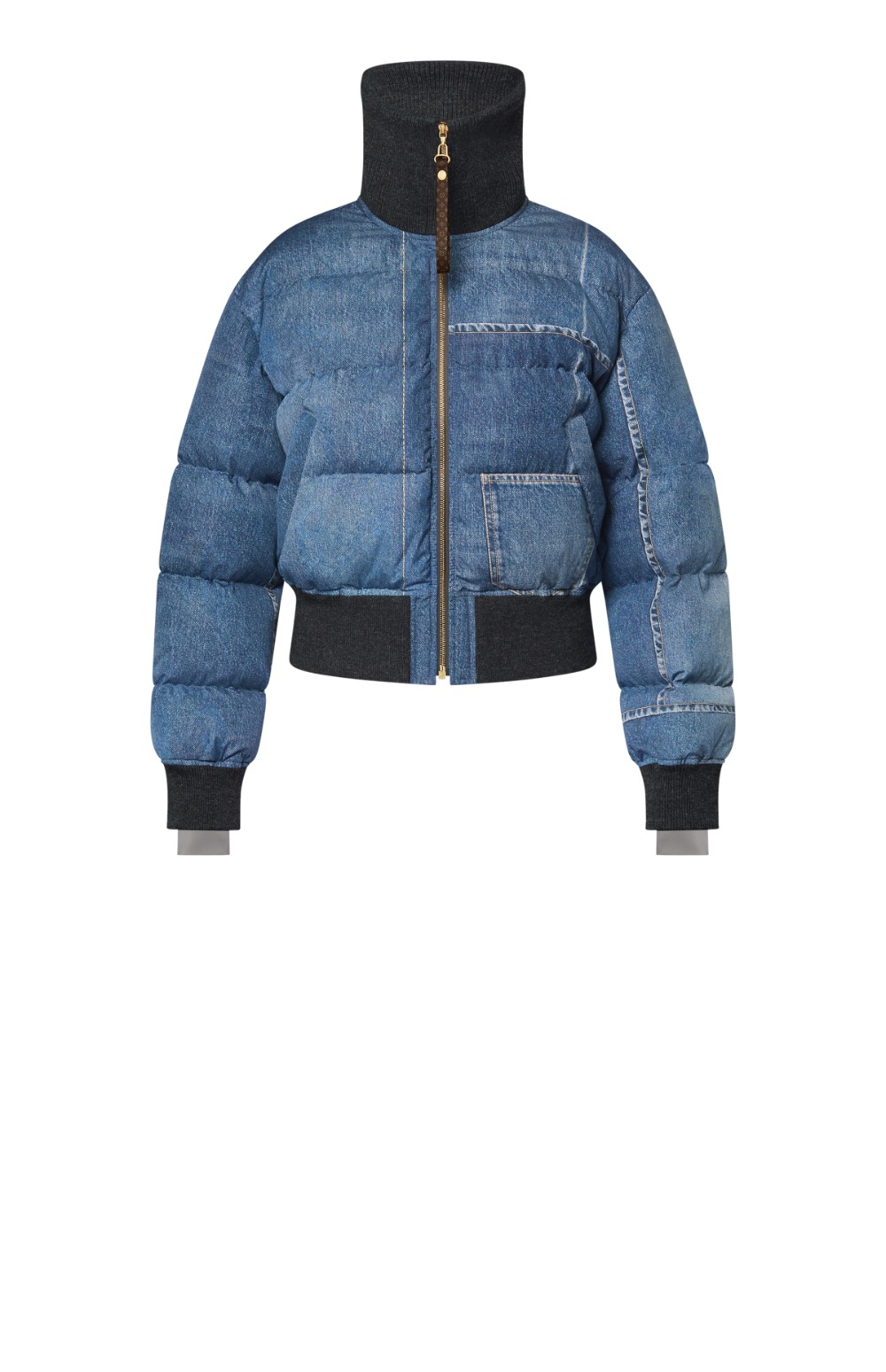 데님 프린트 크롭드 푸퍼 재킷 > Etc - 기타제품