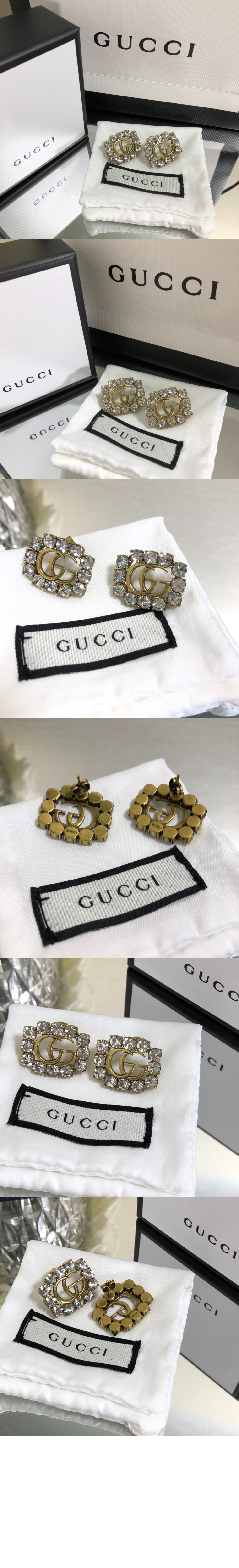 크리스털 더블 G 귀걸이  605779 > Etc - 기타제품