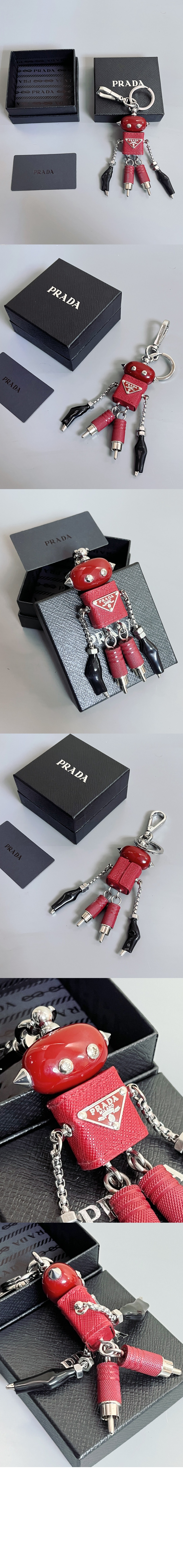 Robot 사피아노 가죽 백  참  1TR101 > 프라다