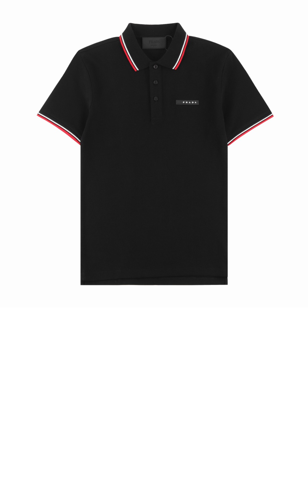 로고 프린트 반팔 > 프라다