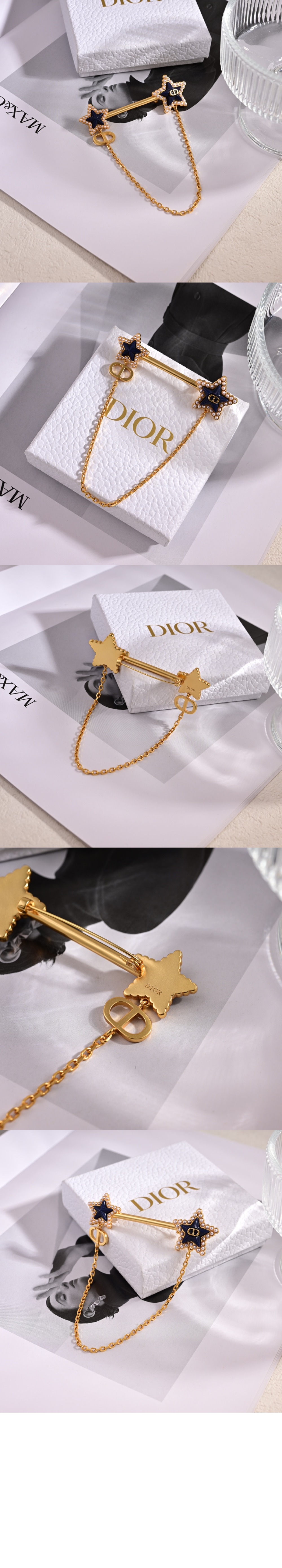 Petit CD Lucky Baroque 브로치 V1423 > 디올