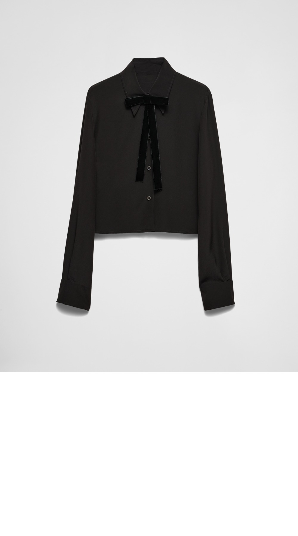 크레이프 드 신 셔츠 > 프라다