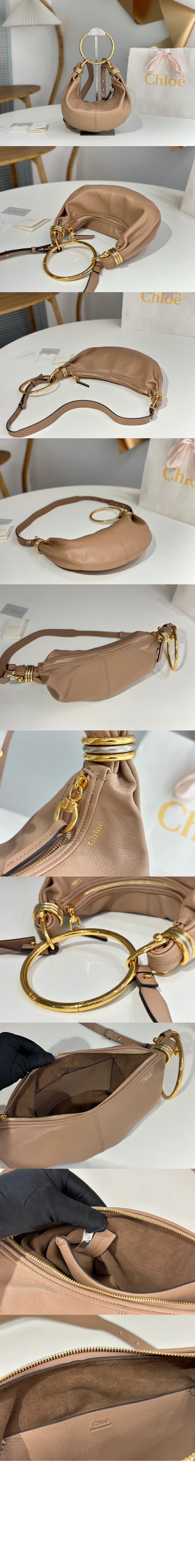 그레인드 가죽 Marcie 스몰 Bracelet 호보백 AS611 > Marcie - 마르시백