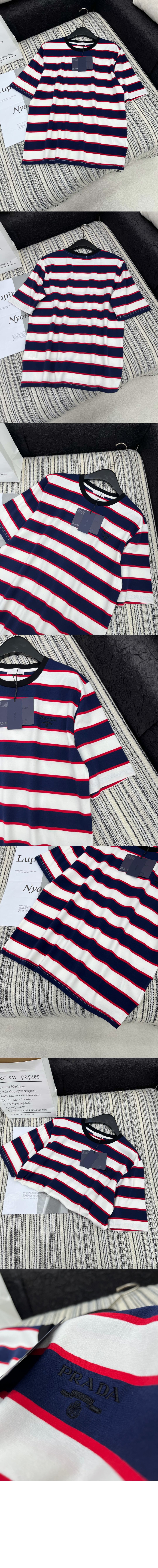 코튼 티셔츠 > 프라다