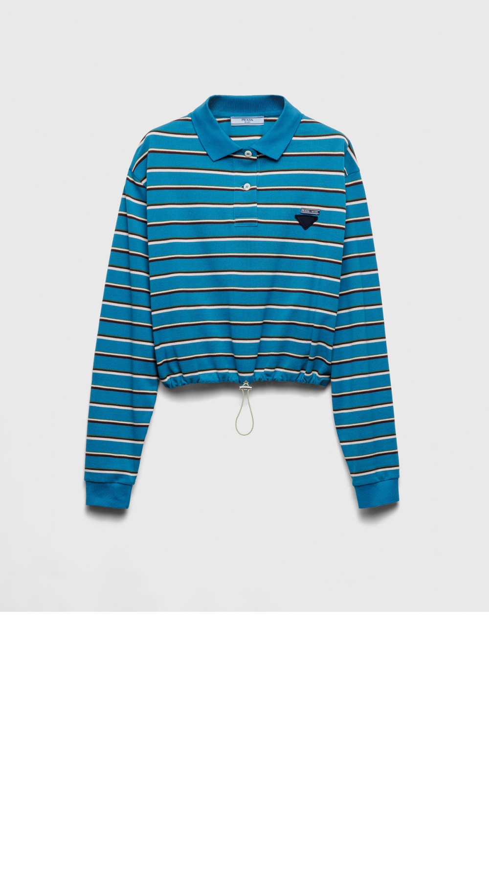 폴로 니트 톱 > 프라다