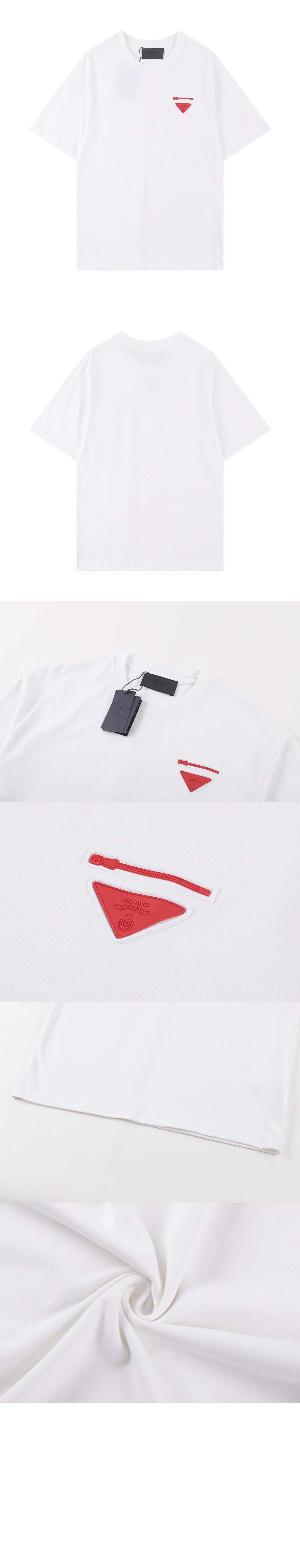 코튼 티셔츠 > 프라다