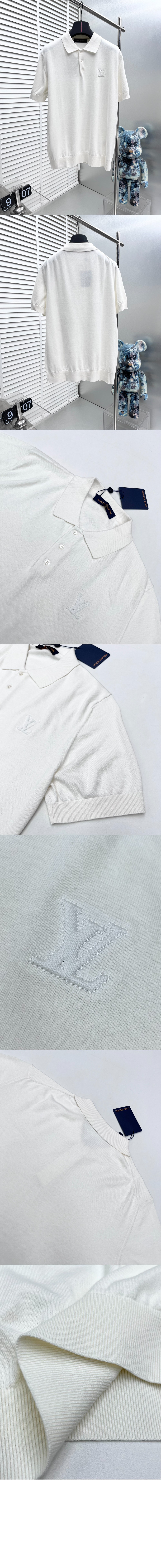 캐시미어 앤드 코튼 블렌드 쇼트 슬리브드 폴로 > Etc - 기타제품