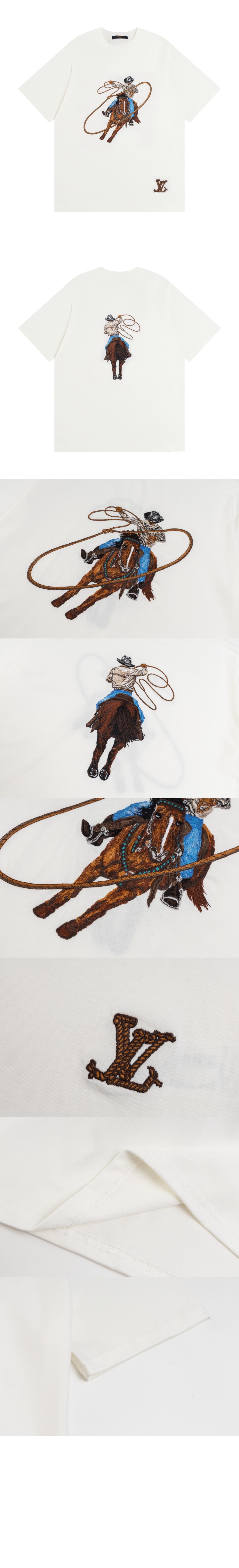 그래픽 엠브로이더드 코튼 티셔츠 > Etc - 기타제품