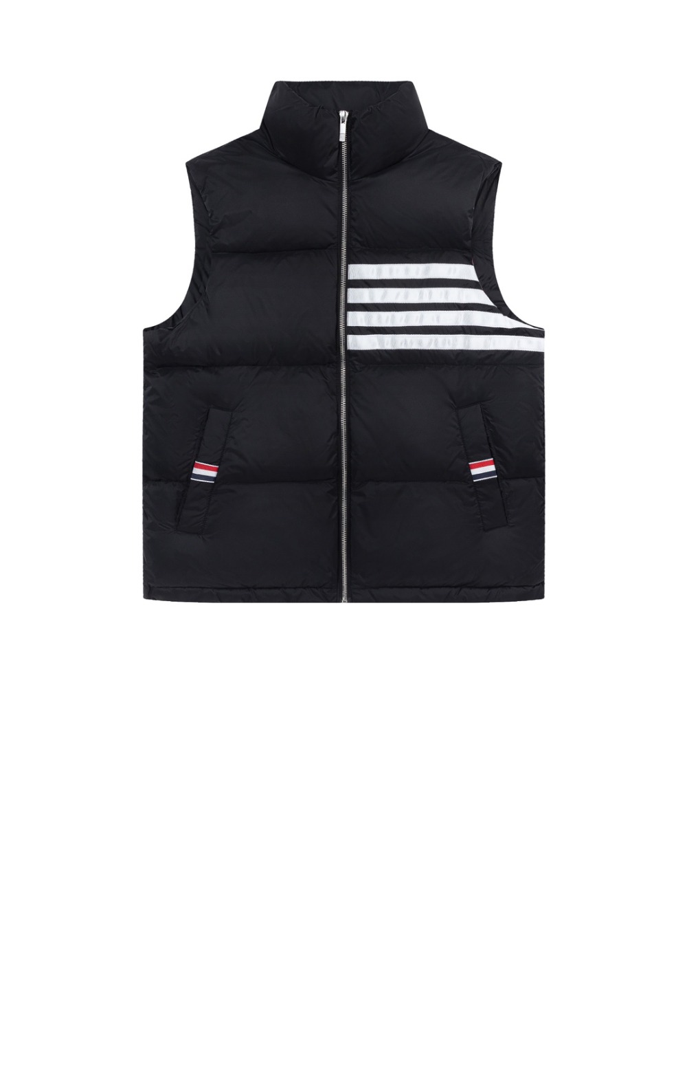 민소매 다운 재킷 > 톰브라운