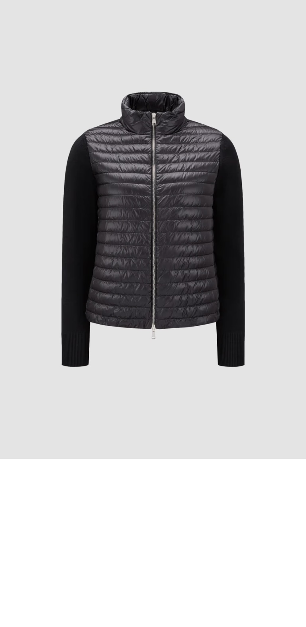 패딩 울 집업 카디건 > Coat - 코트