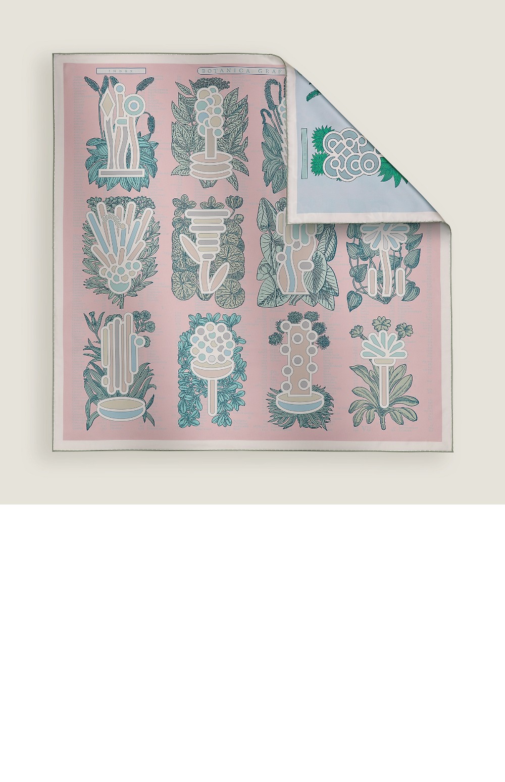 Botanica Grafica 더블 페이스 스카프 90 > 에르메스