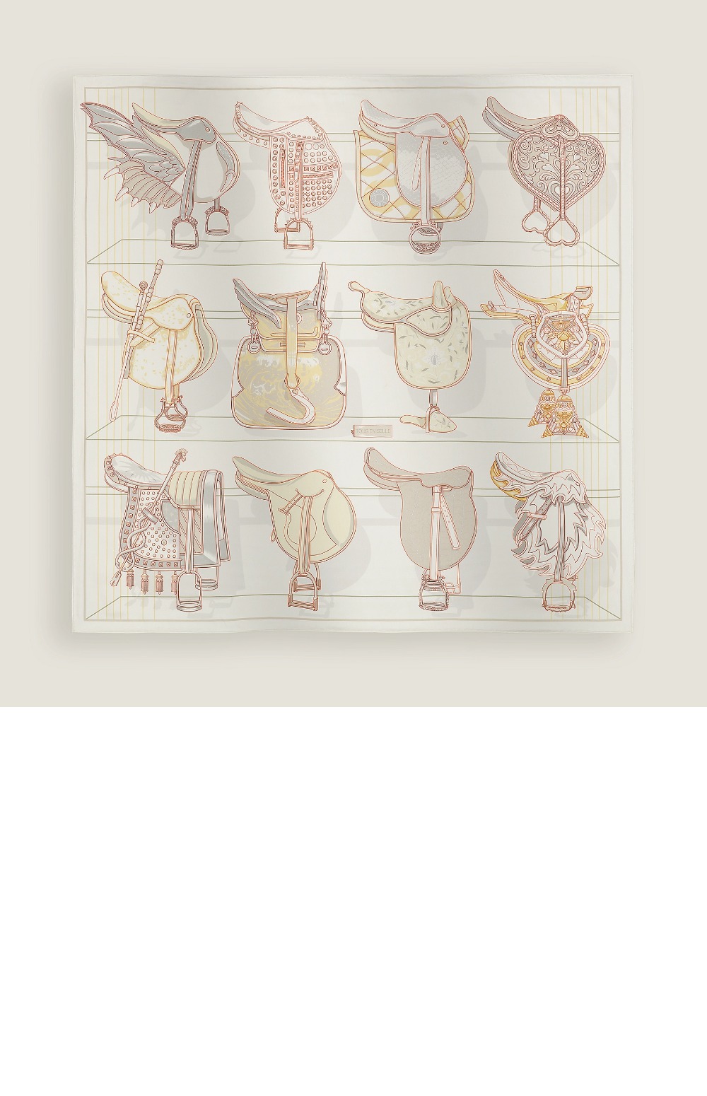 Tous en Selle 스카프 90 > 에르메스