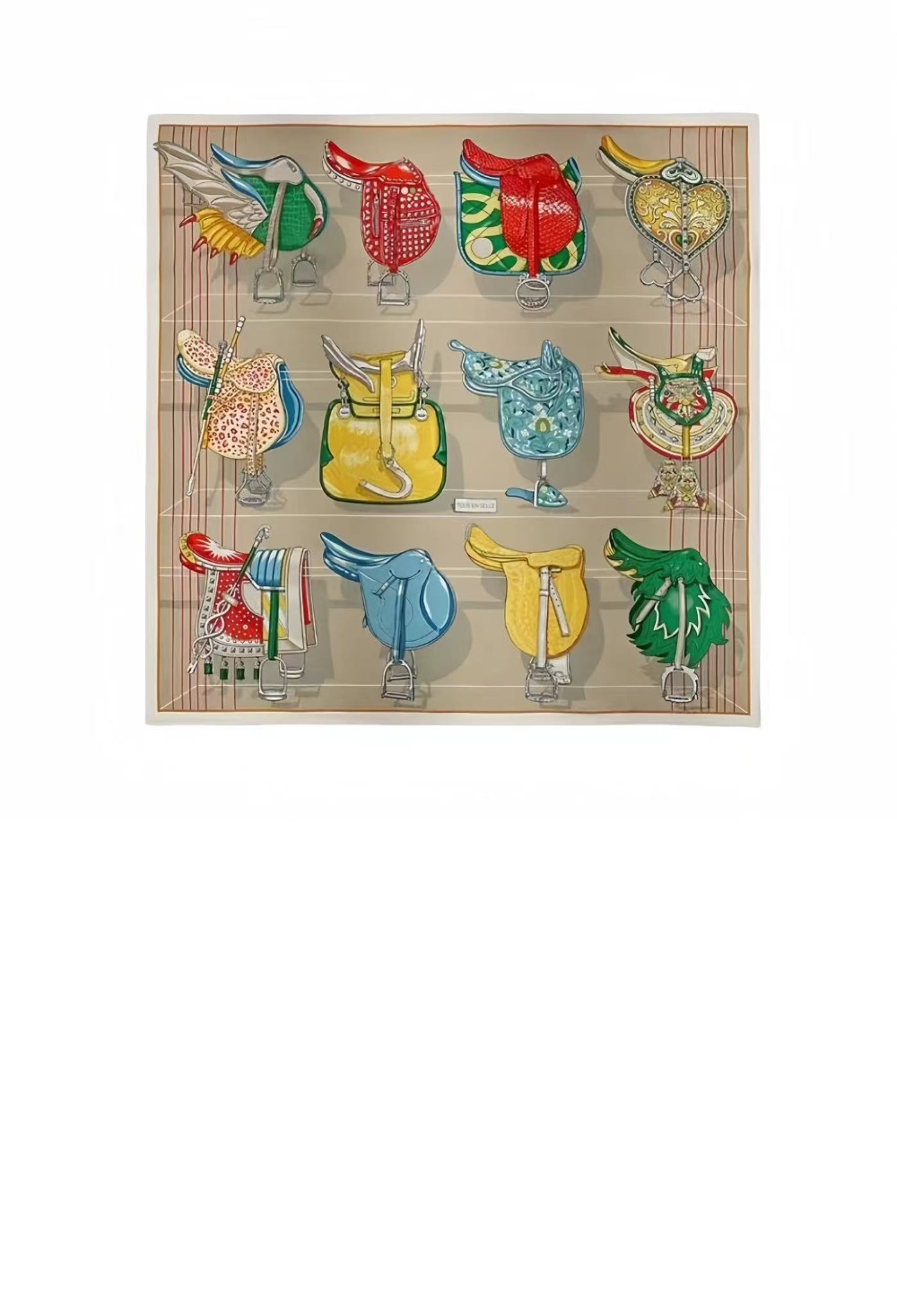 Tous en Selle 스카프 90 > 에르메스