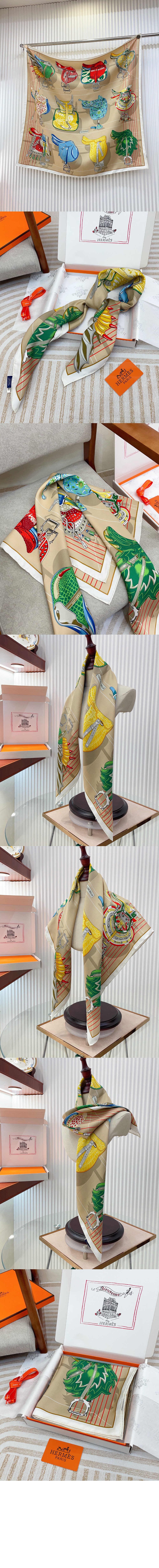 Tous en Selle 스카프 90 > 에르메스