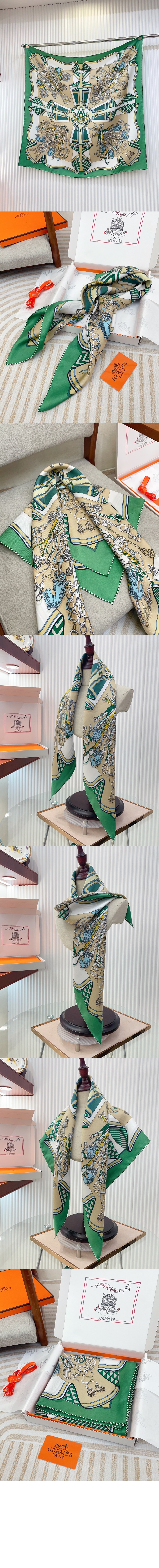 Bouquets Sellier 스카프 90 > 에르메스