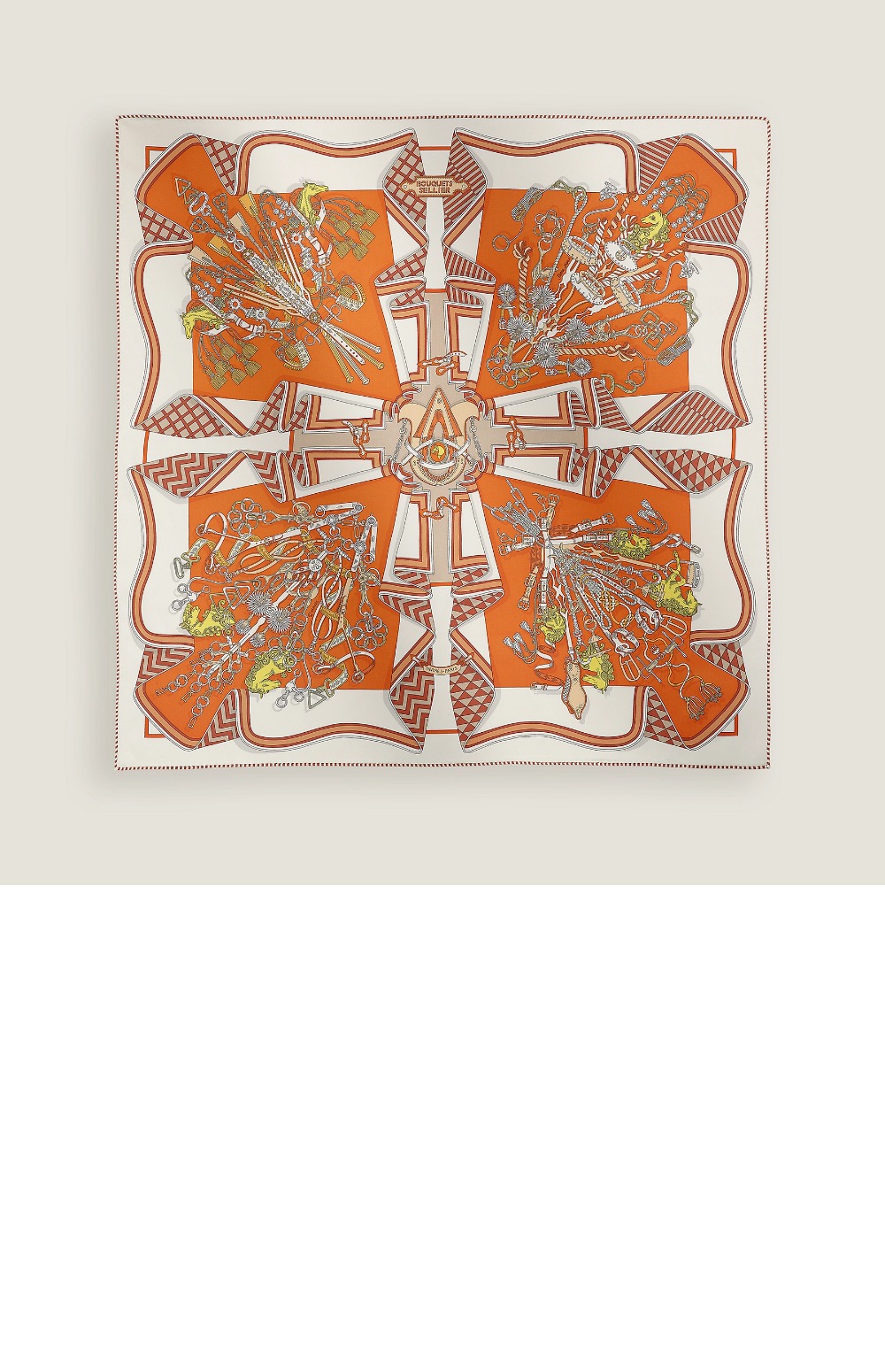 Bouquets Sellier 스카프 90 > 에르메스