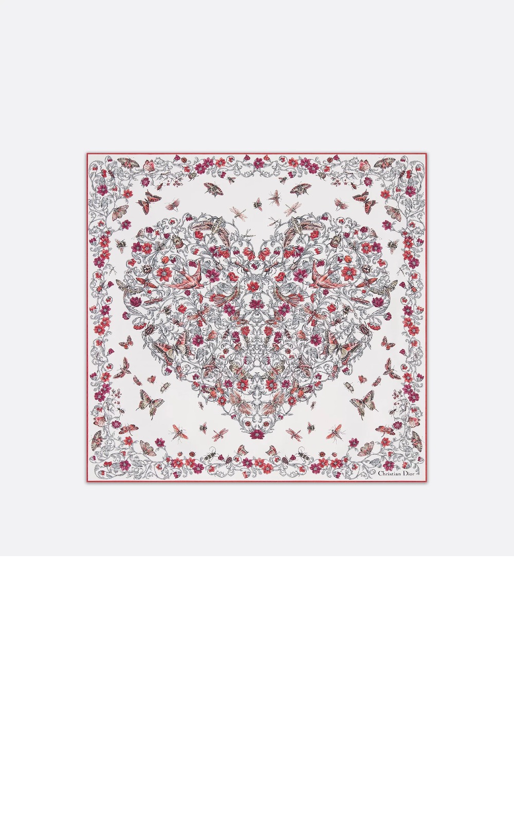 Dioramour Cœur des Curiosités 70 스퀘어 스카프 51DAM > 디올