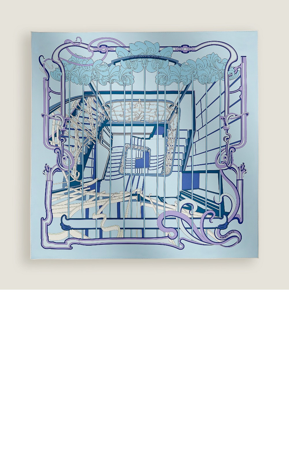 La Ligne Coup de Fouet 스카프 90 > 에르메스