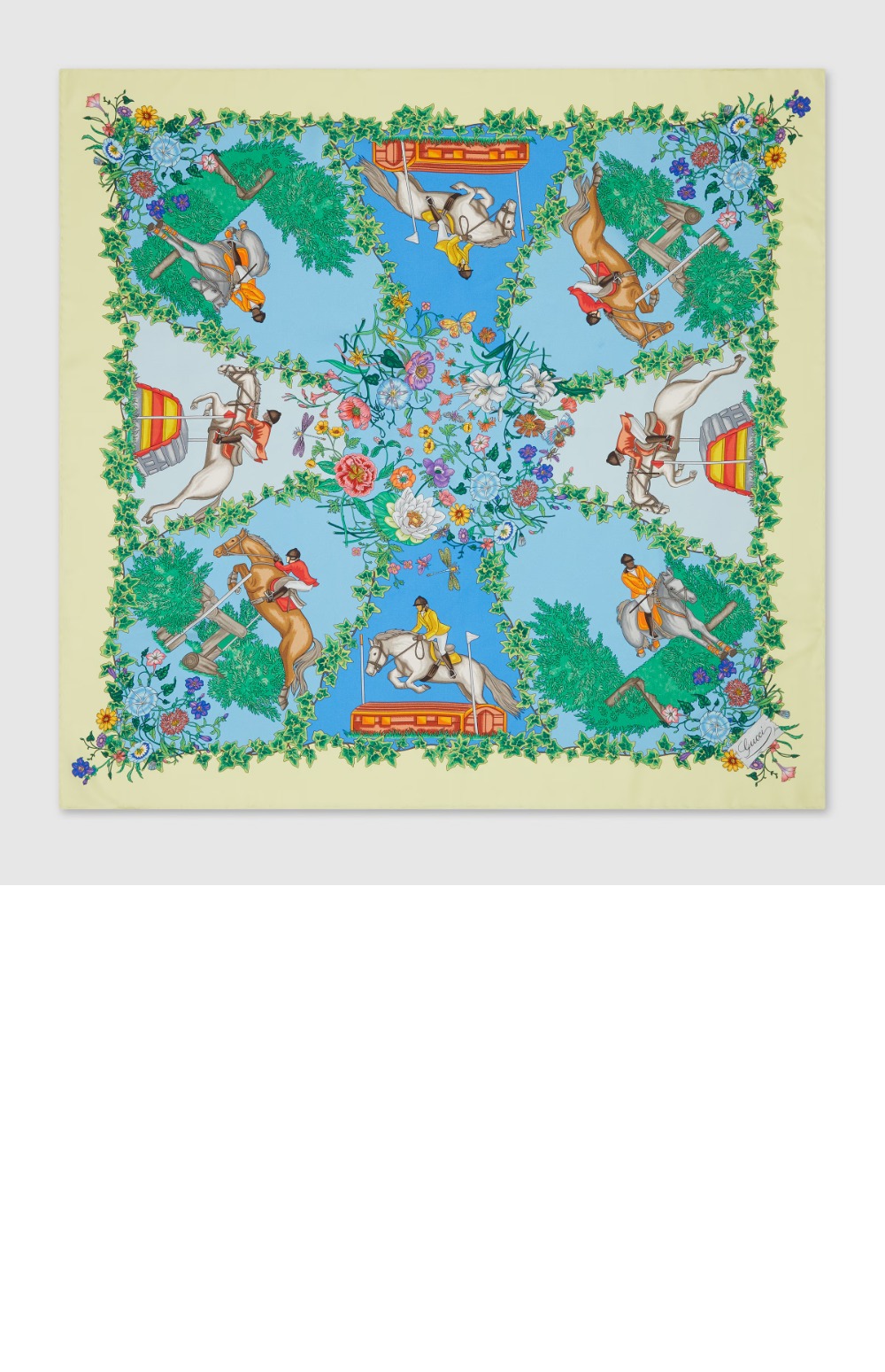 올오버 플로라 프린트 실크 까레 810870 > Etc - 기타제품