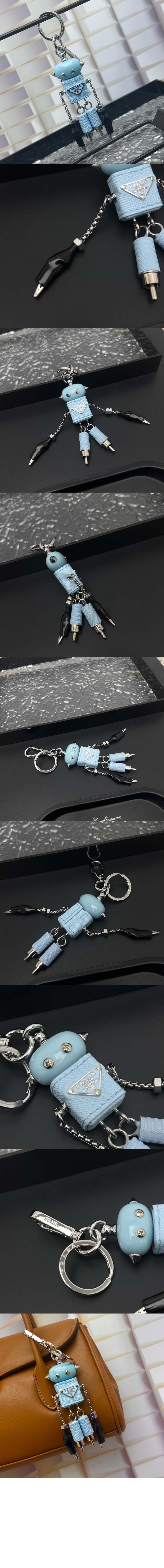 Robot 사피아노 가죽 백 참 2TR101 > 프라다