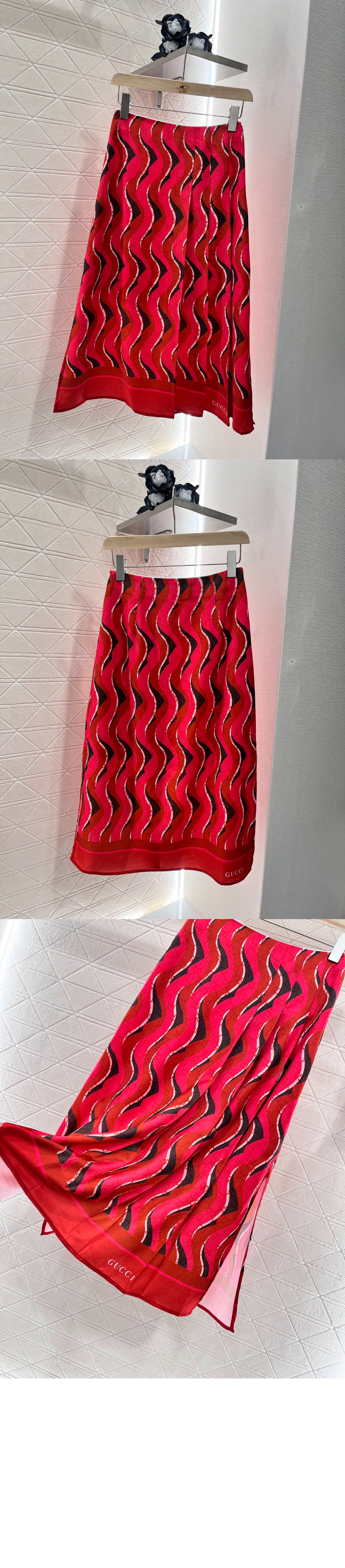 중간 길이 플로라 크레이프 스커트 > Etc - 기타제품