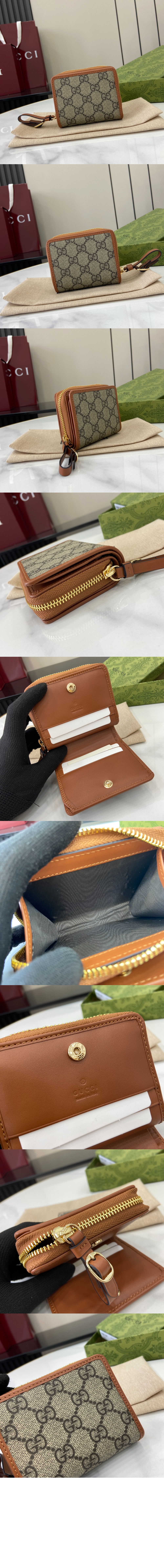 GG 엠블럼 지퍼 미니 지갑 819131 > GG Emblem - GG 로고