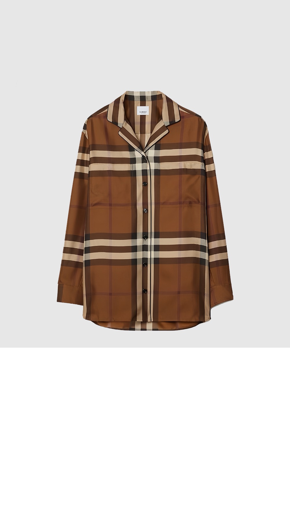 체크 실크 셔츠 > Etc - 기타제품