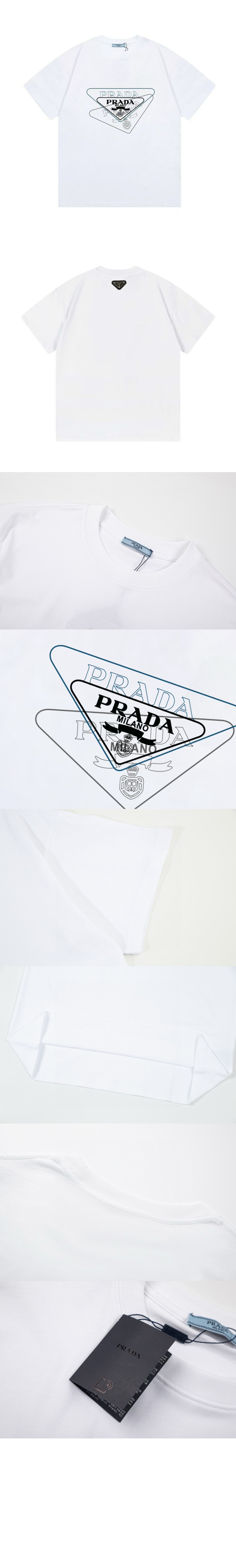 코튼 티셔츠 > 프라다