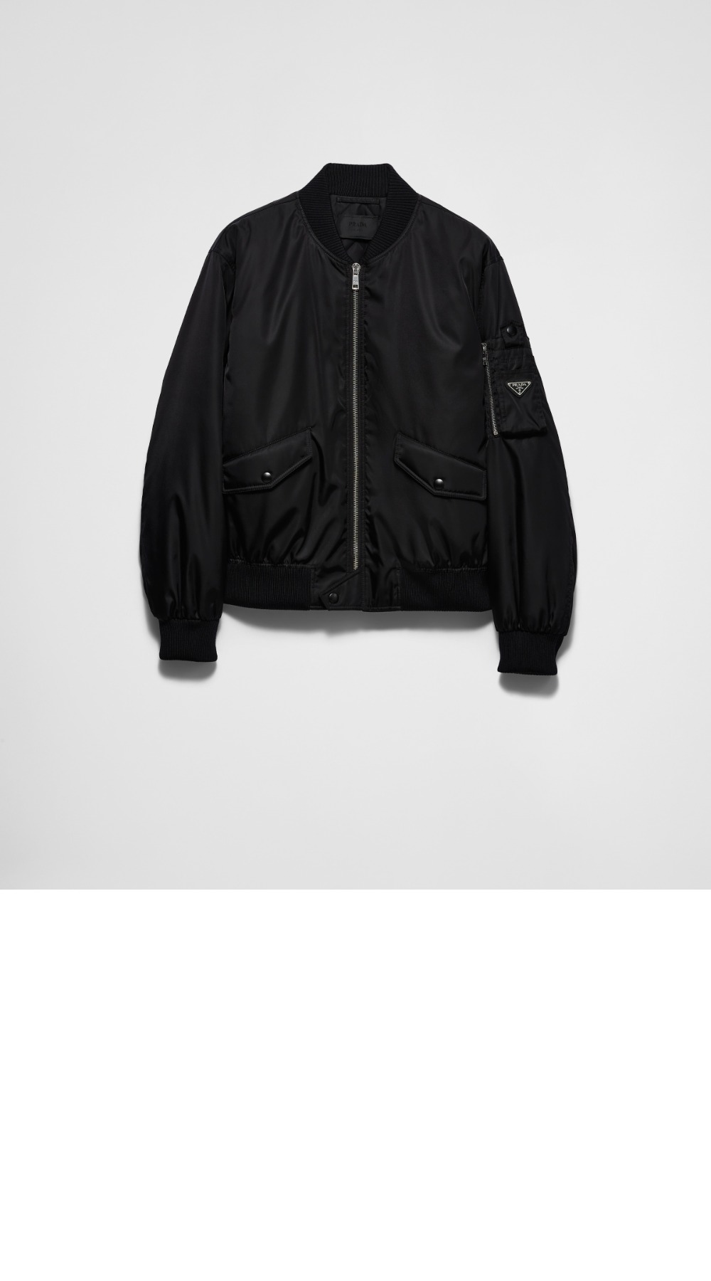리나일론 보머 재킷 > 프라다
