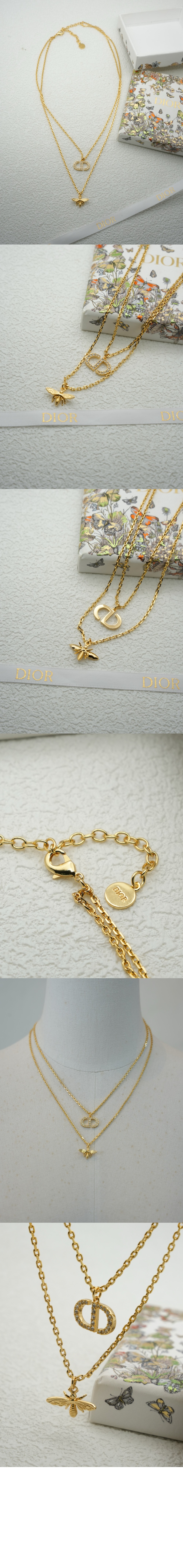 Petit CD Bee 목걸이 N3225 > 디올