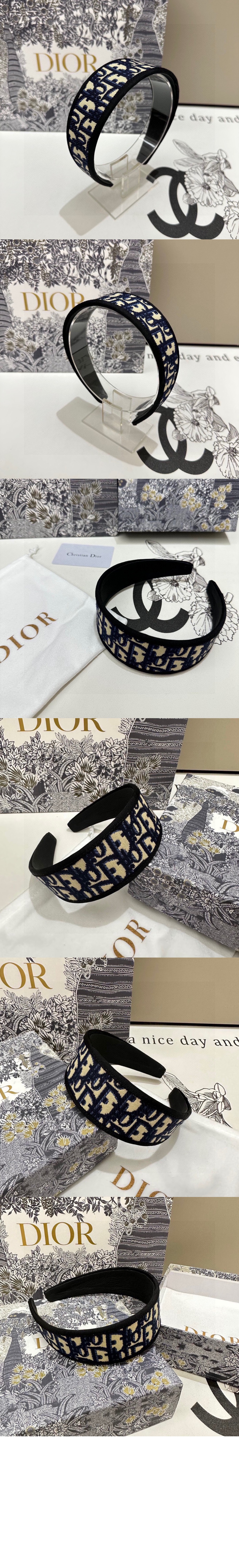 Oblique Dior Band 헤어밴드 34HBO > 디올