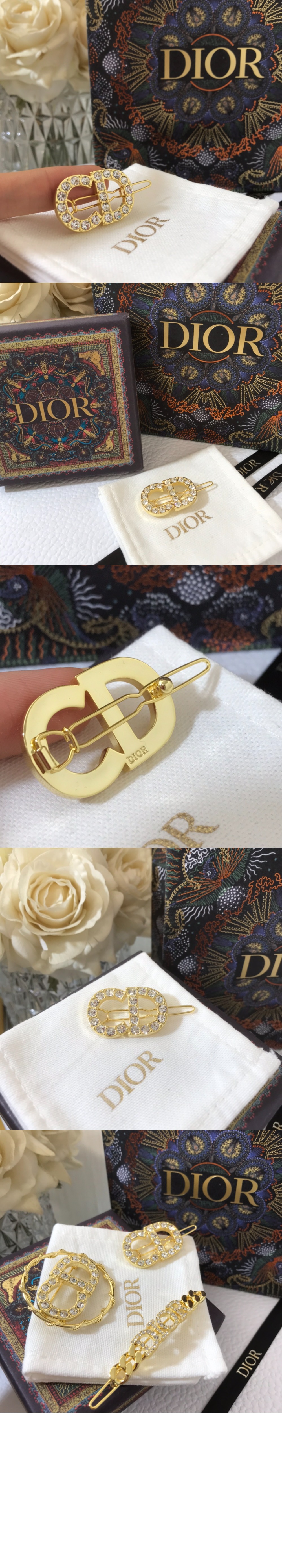 CD 머리핀. 헤어핀  V0853 > 디올