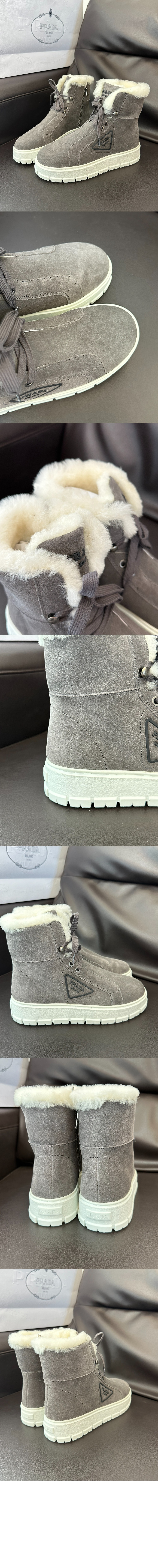 스웨이드 레이스업 부티 스니커즈 양털 부츠 1T492M > Etc - 기타제품