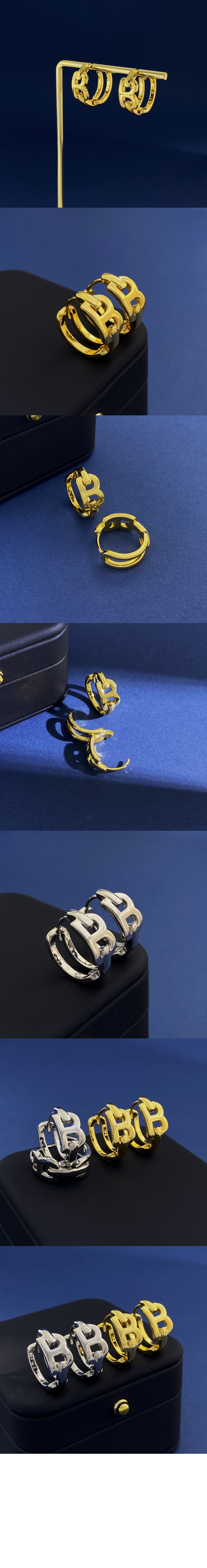 B 체인 후프 귀걸이 748176 > Etc - 기타제품