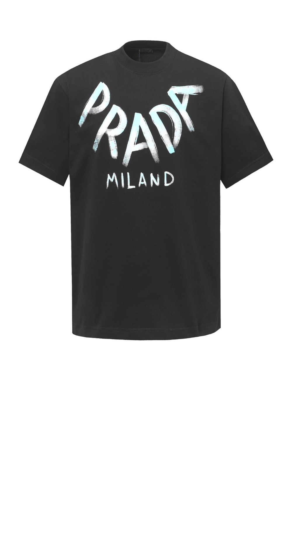 로고 프린트 반팔 > 프라다