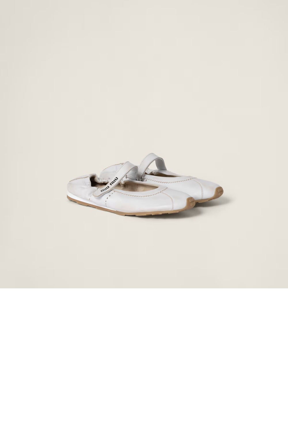 블리치드 나파 가죽 발레리나 5F370E > Ballet - 발레