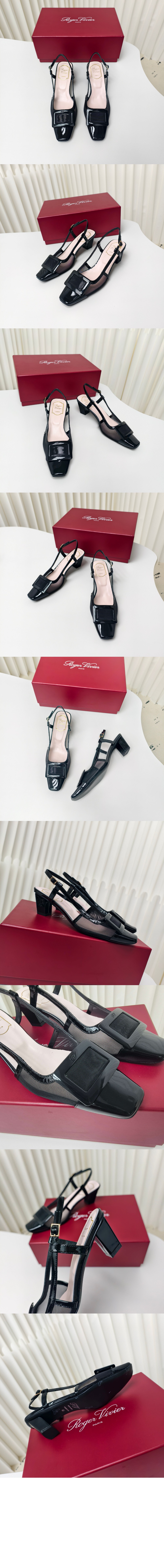 벨 비비에 슬링백 메쉬 패브릭 펌프스 0064 > Belle Vivier - 벨 비비에