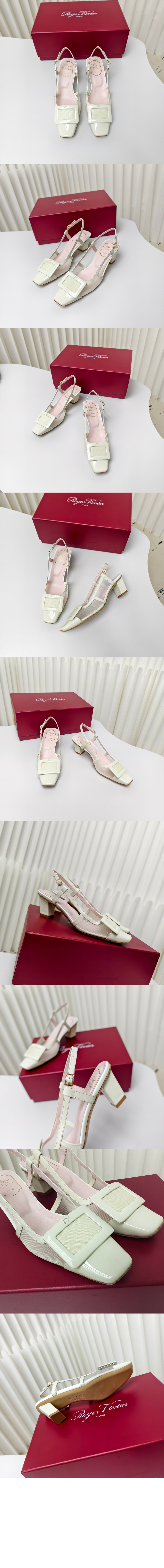 벨 비비에 슬링백 메쉬 패브릭 펌프스 0064 > Belle Vivier - 벨 비비에