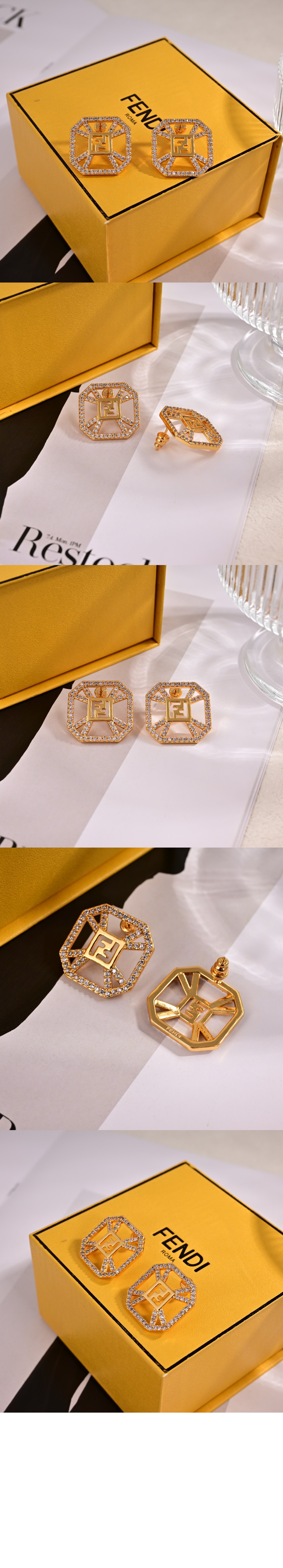 이어링  8AK671 > 펜디