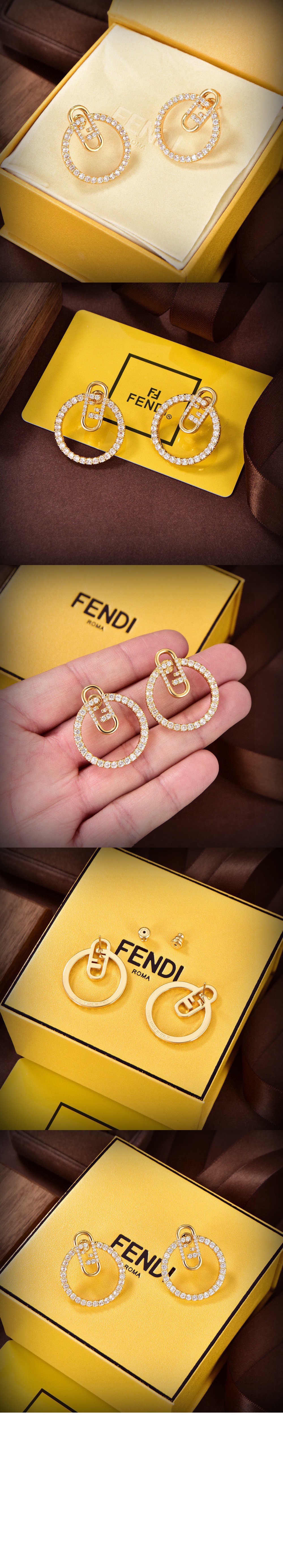 O’Lock 이어링  8AH519 > 펜디