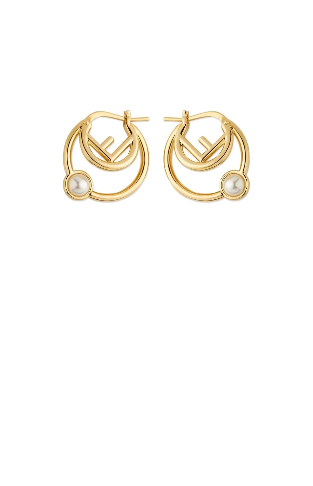 알파벳 F 이어링 8AK237 > 펜디