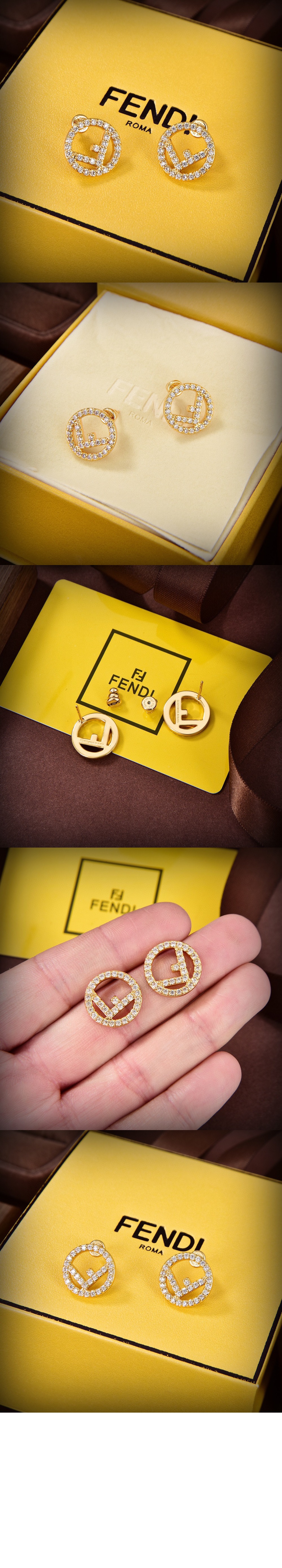 F Is 이어링 8AH302 > 펜디