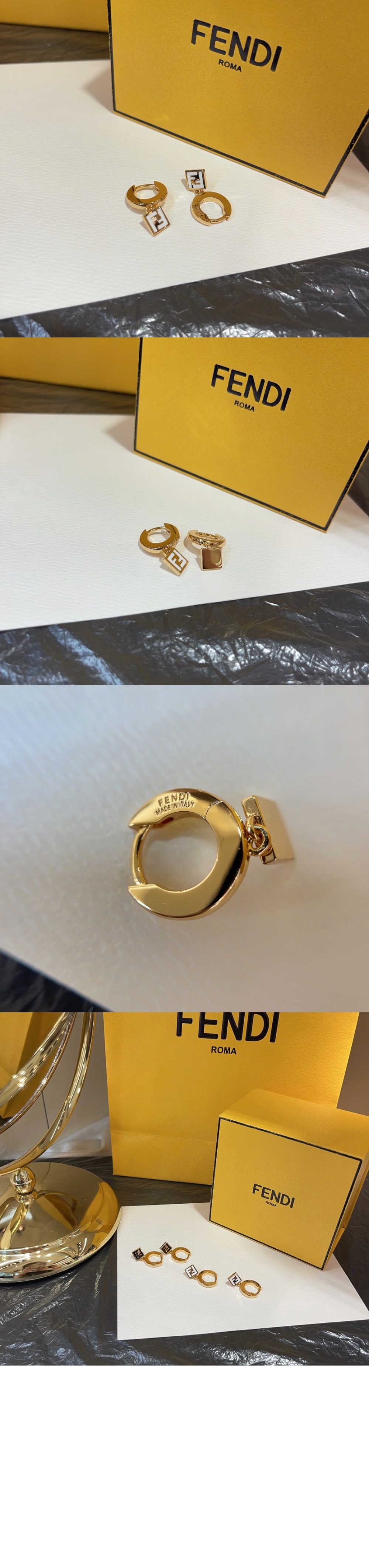 F Is 이어링 8AH990 > 펜디